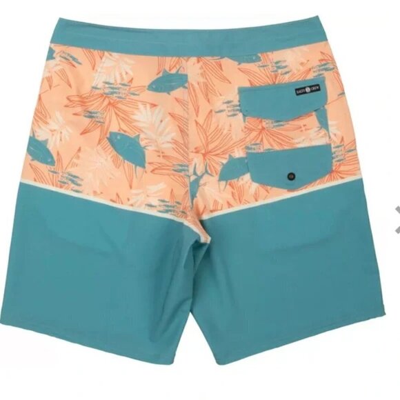 Salty Crew Men's Tandem Boardshort Dark Aqua Size 36 - Picture 2 of 7